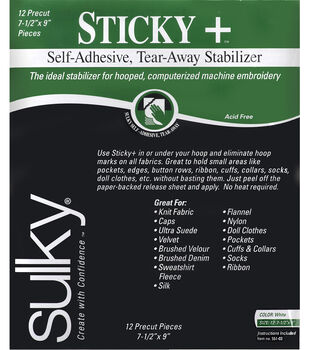 Sulky Tender Touch Stabilizer Roll 8''x9 yds