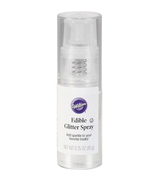 Wilton Edible glitter Spray and sweet Toothfairy Crystal Suar combo deal