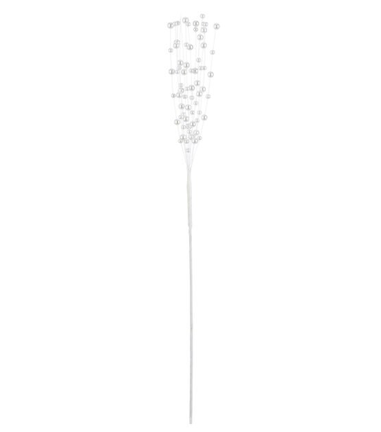 20" White Pearl Stem by Bloom Room