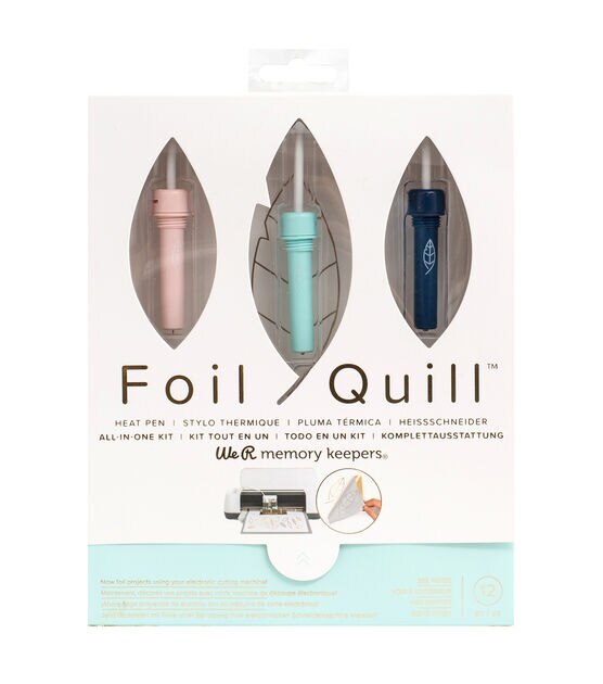 We R Memory Keepers Glue Quill Embossing Powder 2/Pkg-Clear & Gold -  633356611707