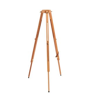 Kingart Studio Wooden Medium Tabletop H-Frame Easel, Brown