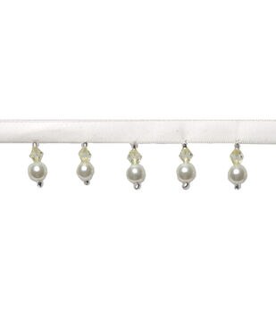 Simplicity Metallic Bullion Fringe Trim 2'' Silver