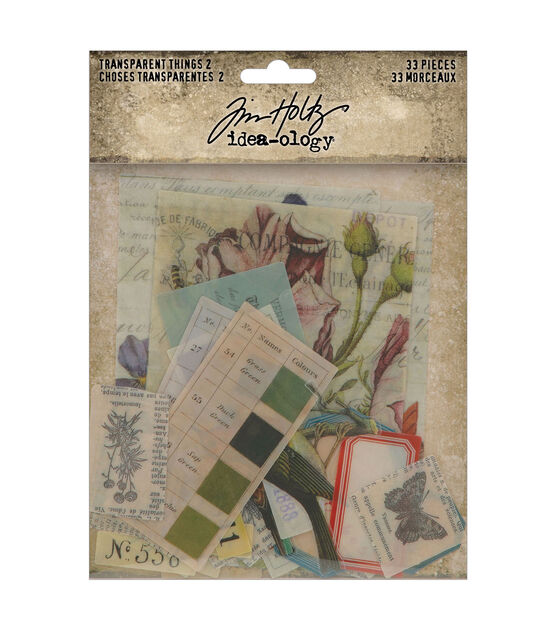 Tim Holtz 33ct Transparent Things 2