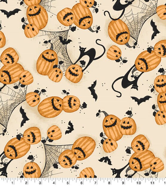 Halloween Hair Scarves Tie Pumpkin Skull Pattern Hair Ring