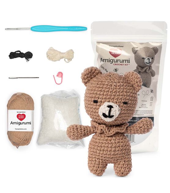 Red Heart Eddy The Bear Crochet Kit, , hi-res, image 2