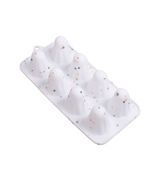 Ice Cube Tray Ghost Ice Cube Molds, 4pcs Ghost Ice Tray, Halloween Ghost  Decor Easy Release Silicone Mold, Silicone Cute Ice Tray Molds for  Halloween
