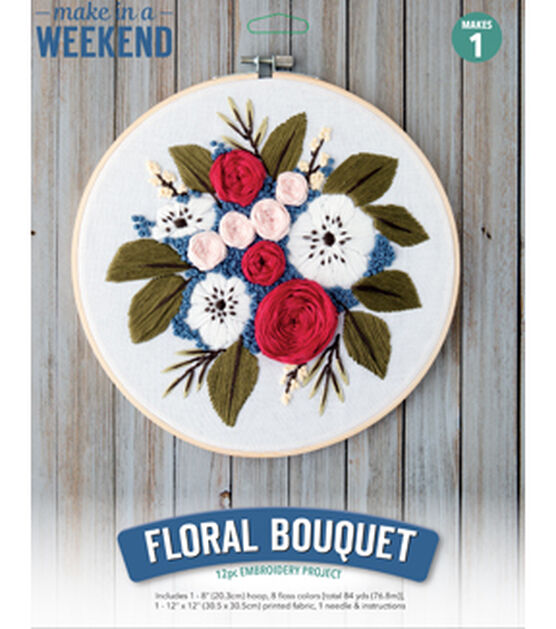 Family Flower Embroidery Kit