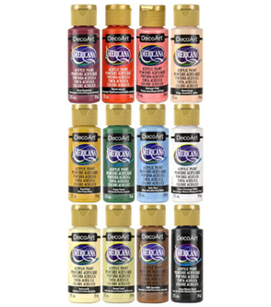 DecoArt® Americana® Boho Vibes 12 Color Acrylic Paint Set