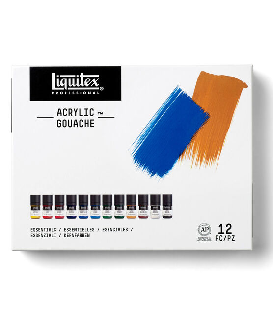 Liquitex Acrylic Gouache Set of 6 Primaries 59ml/2oz - Wet Paint Artists'  Materials and Framing