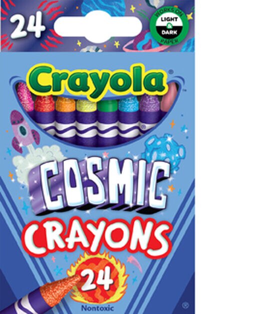 96 Neon, Metallic, Pearlescent & Glitter Crayons, Crayola.com, Crayola