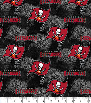 Fabric Traditions NFL Tampa Bay Buccaneers Texture Cotton Fabric