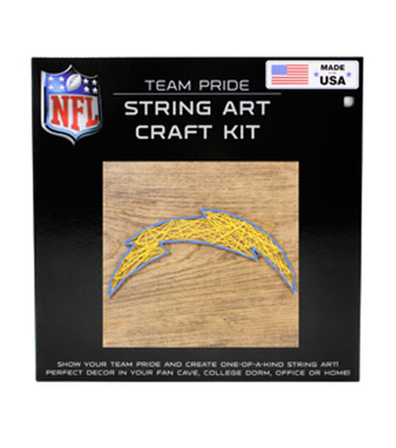 Sporticulture STRARTLAC NFL Los Angeles Chargers String Team Pride Art Kit