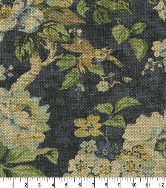 Wavely Hidden Pond Evening Sky Home Decor Fabric