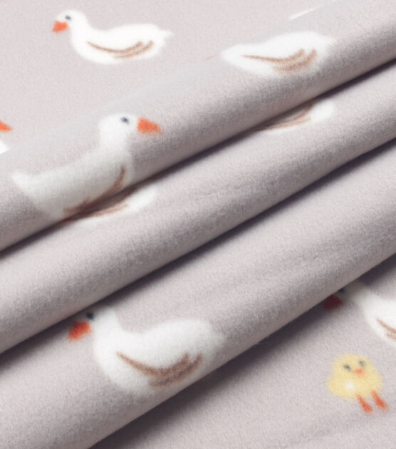 Ducks & Chicks Nursery Blizzard Fleece Fabric, , hi-res, image 3