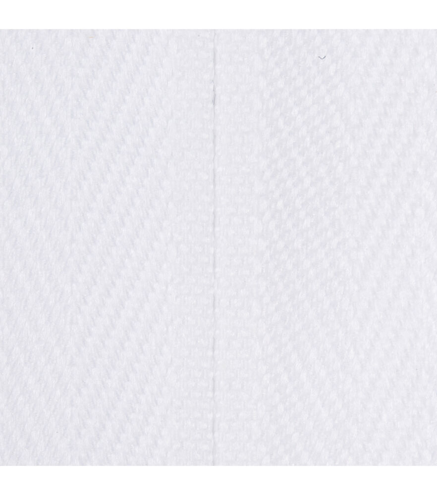 Coats & Clark Invisible Zipper 12" to 14", White, swatch, image 1