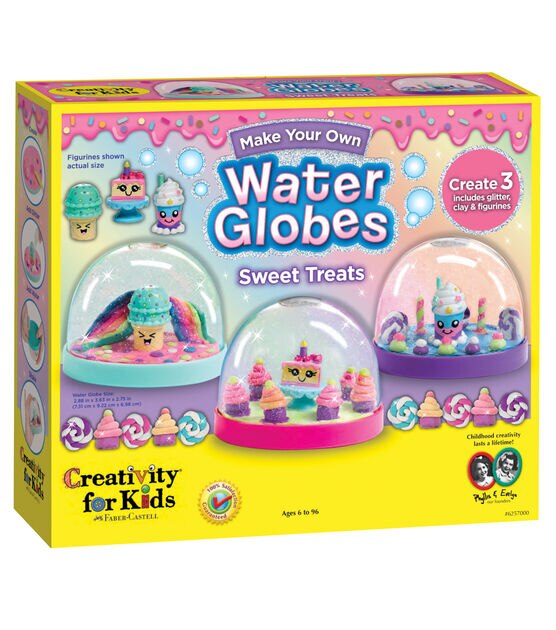 Creativity For Kids 4" Make Your Own Water Globes Sweet Treats Art Kit