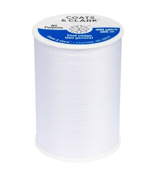 Singer All-Purpose Polyester Thread 150yd-White (Pack of 20), 20