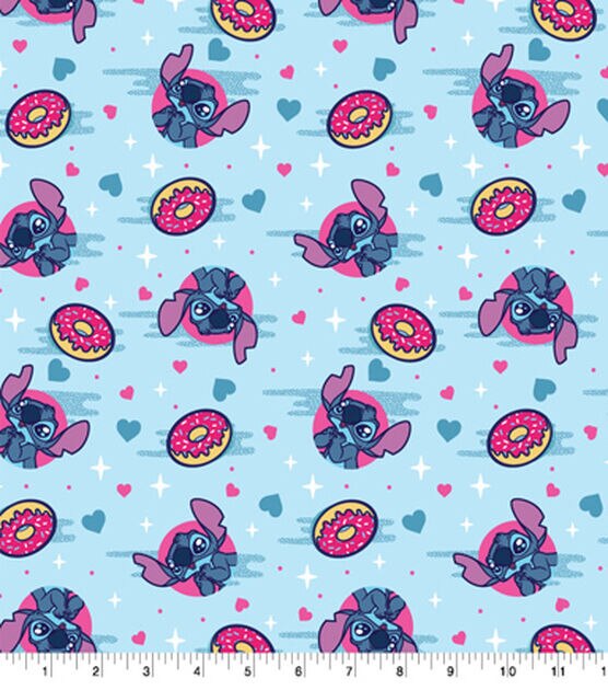 Disney Women's Lilo And Stitch Junk Food Soft Touch Cotton Pajama