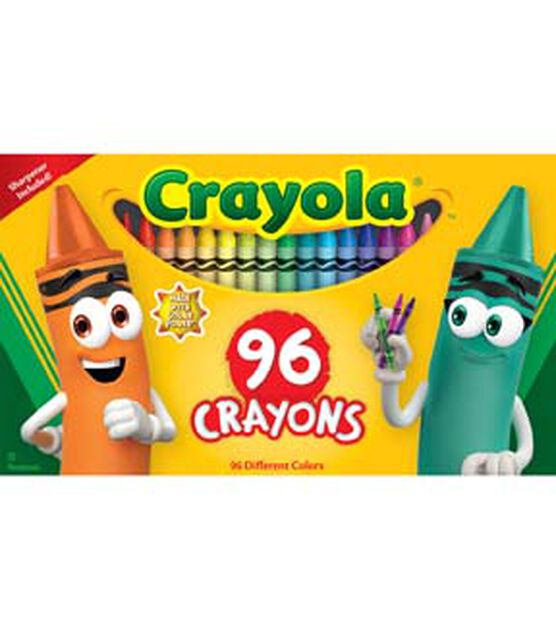 Crayola 96ct Big Box of Crayons With Sharpener