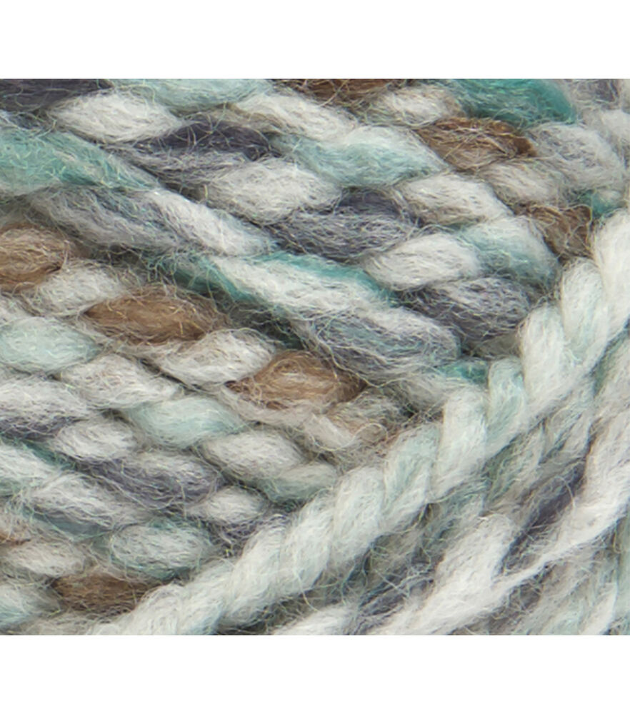 Lion Brand Wool Ease Thick & Quick Super Bulky Acrylic Blend Yarn, Seaglass, swatch, image 37