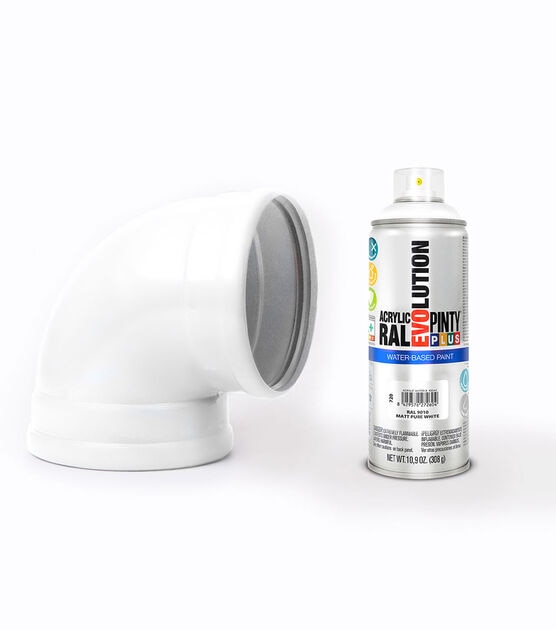 Evolution Acrylic 10.9 oz. Matt Pure White, Water Base Spray Paint