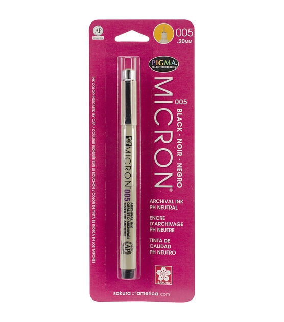  Pen-Pigma Micron Pen (005)-Black : Arts, Crafts & Sewing