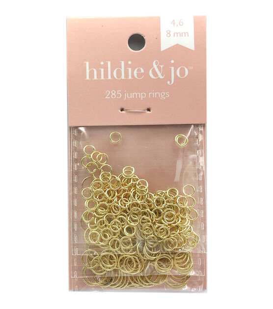 hildie & Jo 285ct Gold Jump Rings - Jump Rings - Beads & Jewelry Making