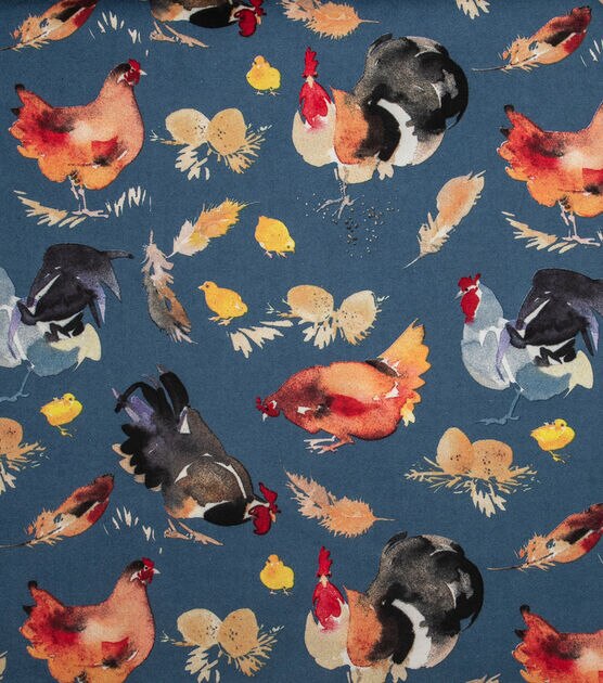 Super Snuggle Chickens Flannel Fabric, , hi-res, image 2