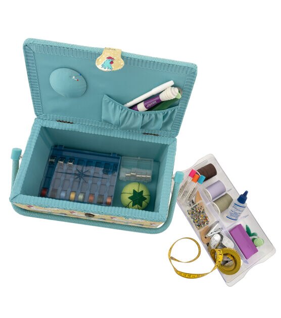 Dritz Essential Sewing Basket Kit, Medium