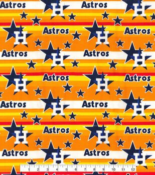 Fabric Traditions Houston Astros Cotton Fabric Logo