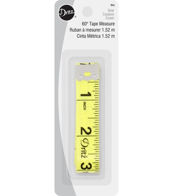 60” Measuring Tape for Sewing, White