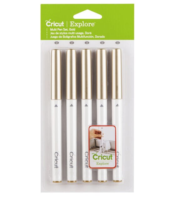  Cricut Medium Point Pen Set, Metallic (5 ct), One Size, Multi