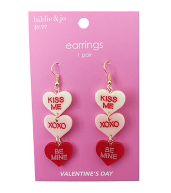 Love Valentines Earrings - Shimmer Me