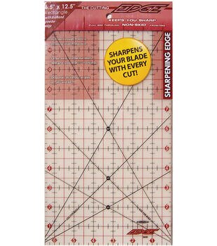 June Tailor Shape Cut JT-796 12X12 Quilt Ruler With Slotted Guides