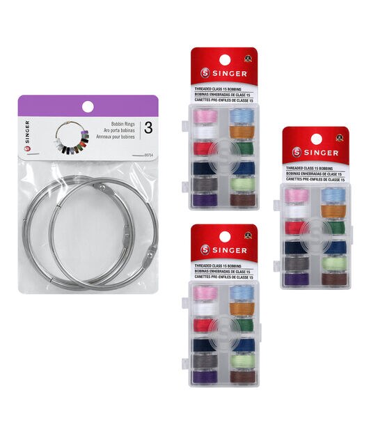 Plastic Bobbins on a Ring, Accessories