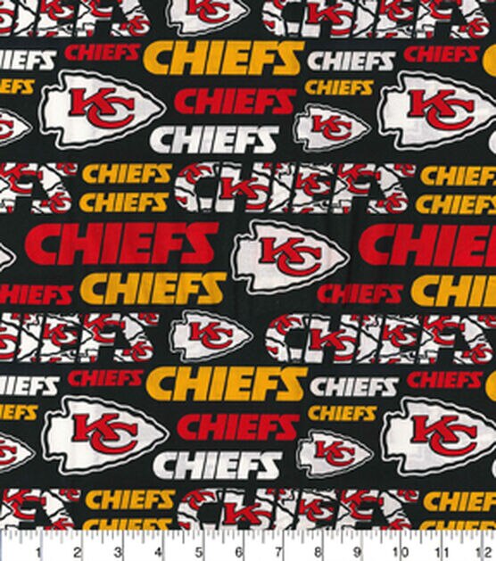 Kansas City Chiefs Fabric, Wallpaper and Home Decor