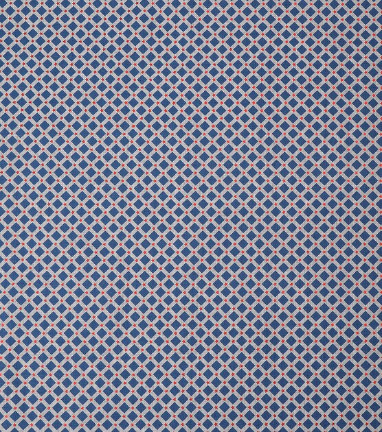 Patriotic Cotton Fabric Mini Red Star Foil | JOANN