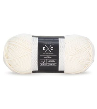 Bernat Softee Cotton #3 Light Cotton Blend Yarn, Sandstone 4.2oz/120g, 254 Yards (3 Pack), Size: Three-Pack