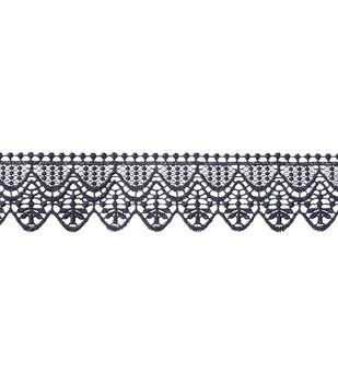 KnottyCord POM-WHITE-25-Dot Bundi Dot pom pom White Boarder Lace