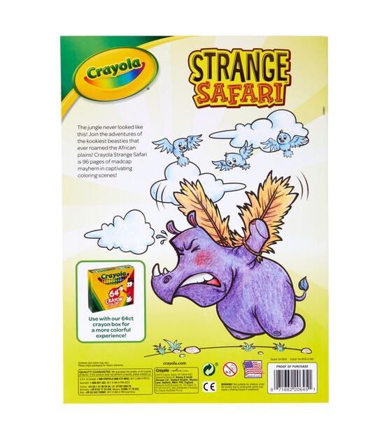 Crayola Coloring Book with Stickers Strange Safari | JOANN