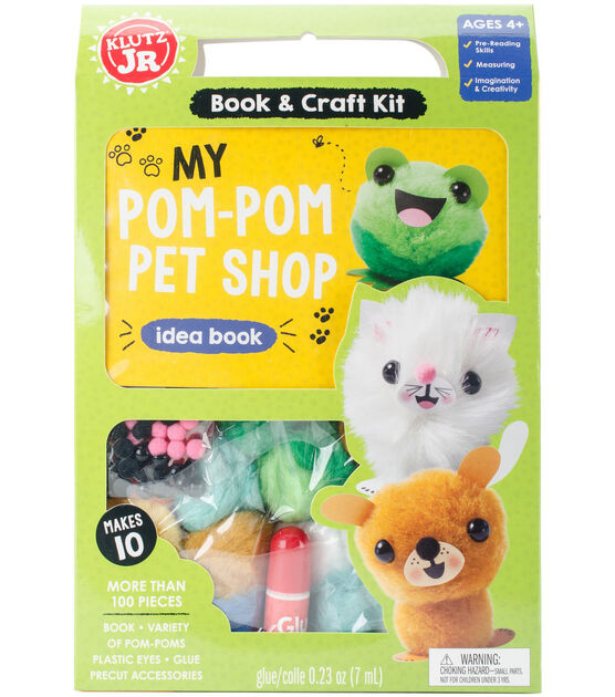 Klutz Pom-Pom Puppies Book Kit