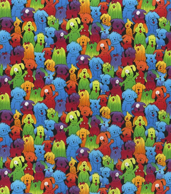 Hi Fashion Rainbow Candy Mixed Novelty Cotton Fabric