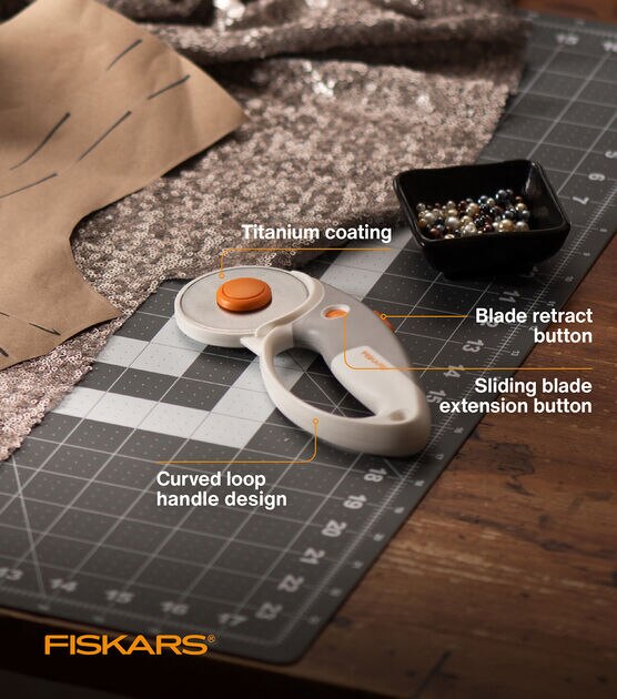 Fiskars 60 mm Titanium Loop Rotary Cutter, , hi-res, image 3