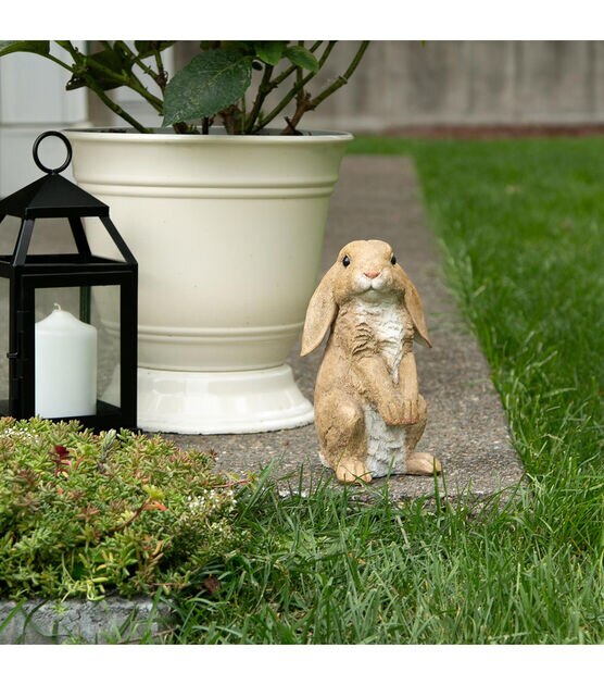 Zingz & Thingz Curious Rabbit Garden Statue, , hi-res, image 3