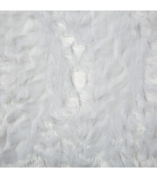 Black Imitation Rabbit Faux Fur Fabric By The Metre - 6006 Black 