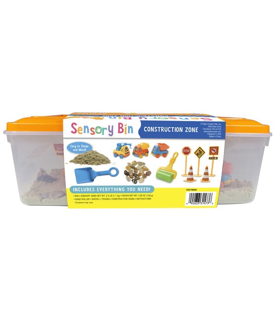 Creativity for Kids Construction Zone Sensory Bin Play Set, , hi-res, image 9