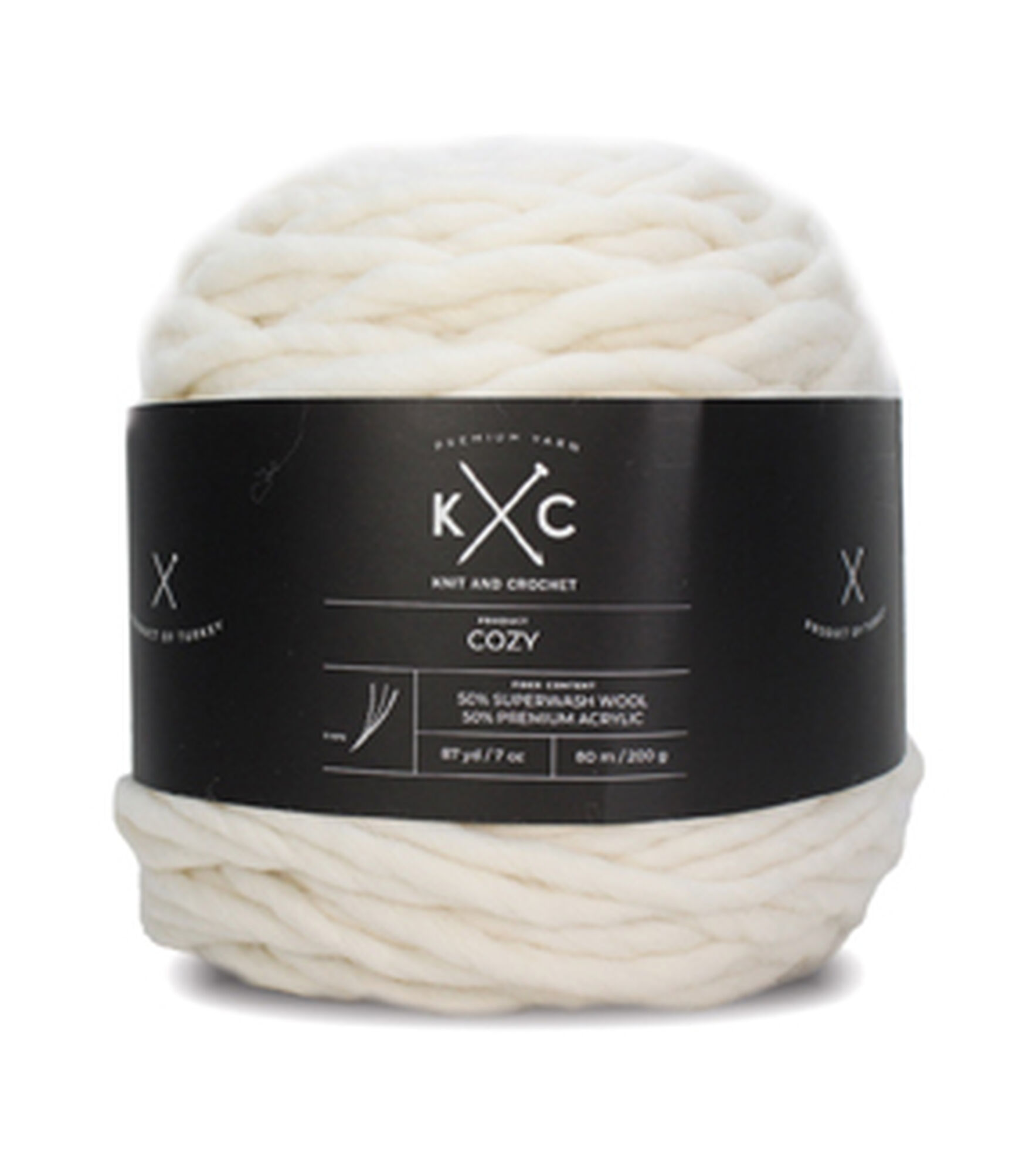 Midnight Wool-Ease WOW! Yarn (7 - Jumbo) by Lion Brand