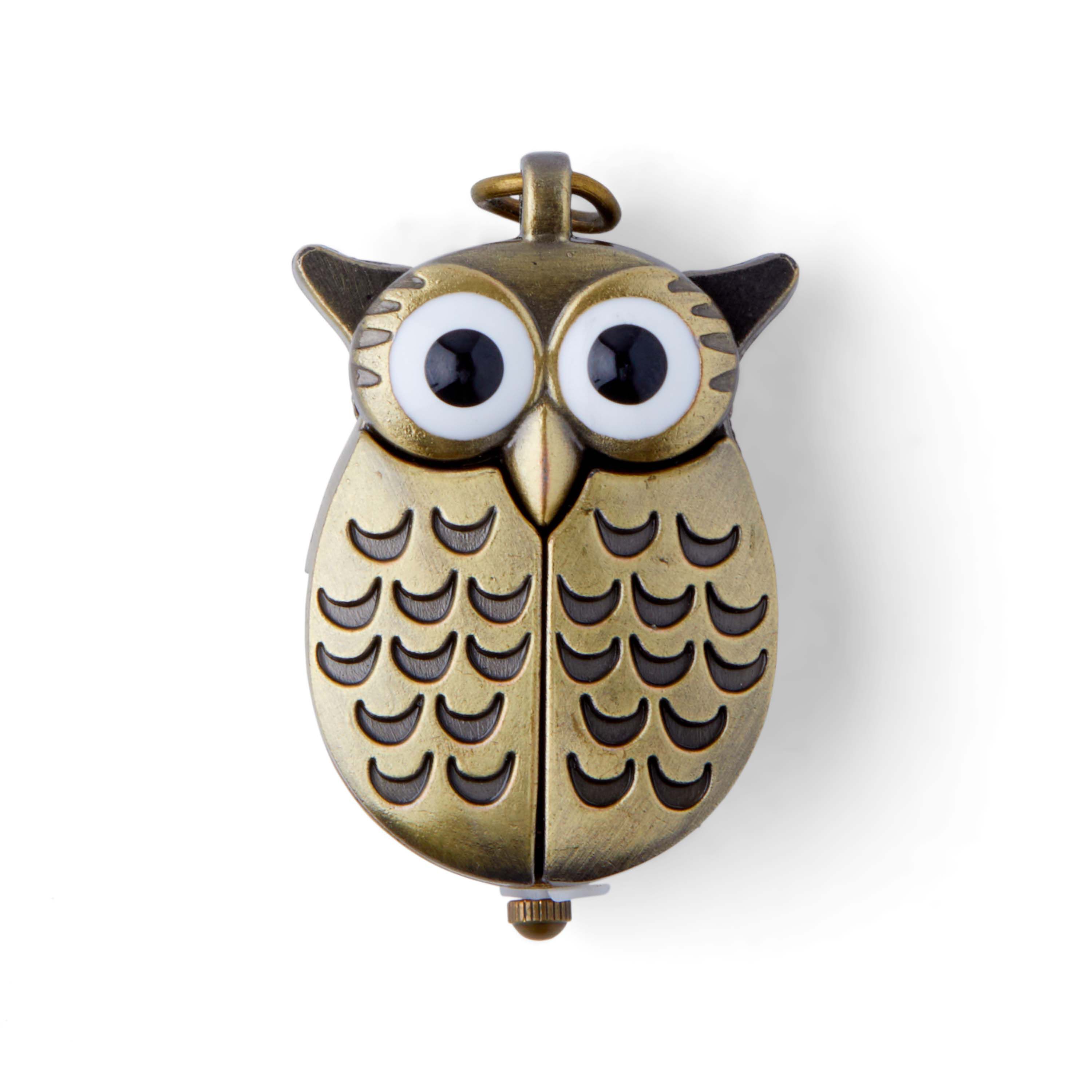 24x7 eMall owl Pocket Watch Classic Vintage Retro Antique Owl Chain Pocket  2.5 Cms Diameter Pendent (Owl) : Amazon.in: Bags, Wallets and Luggage