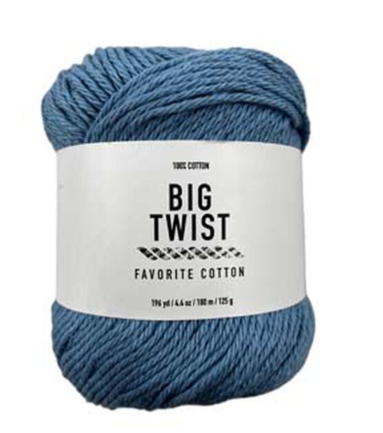 Favorite Cotton 196yds Worsted Cotton Yarn by Big Twist, , hi-res, image 1