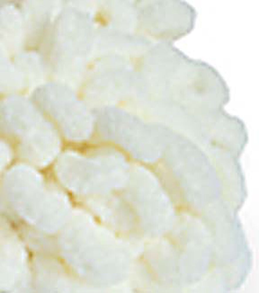 Bernat Alize EZ Loop Blanket 18yds Jumbo Polyester Yarn, Cream, swatch, image 28